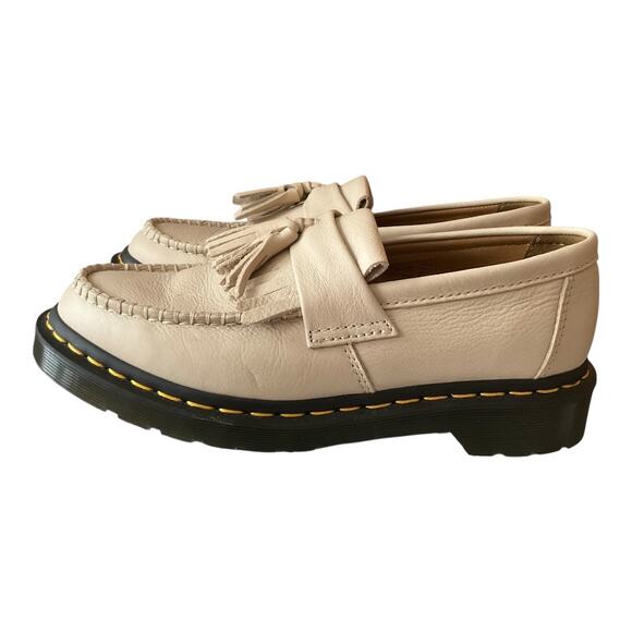 Dr. Martens Cream Tassel Loafers - Picture 2 of 5